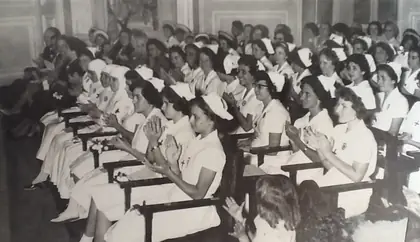 Photograph from the archive: Graduations at the School of Nurses (10 of 12)