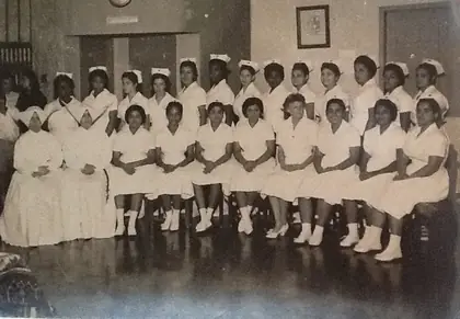 Photograph from the archive: Graduations at the School of Nurses (2 of 12)