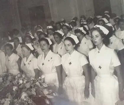 Photograph from the archive: Graduations at the School of Nurses (5 of 12)