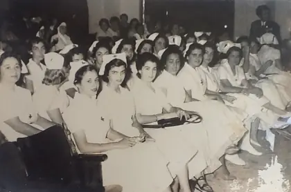Photograph from the archive: Graduations at the School of Nurses (9 of 12)