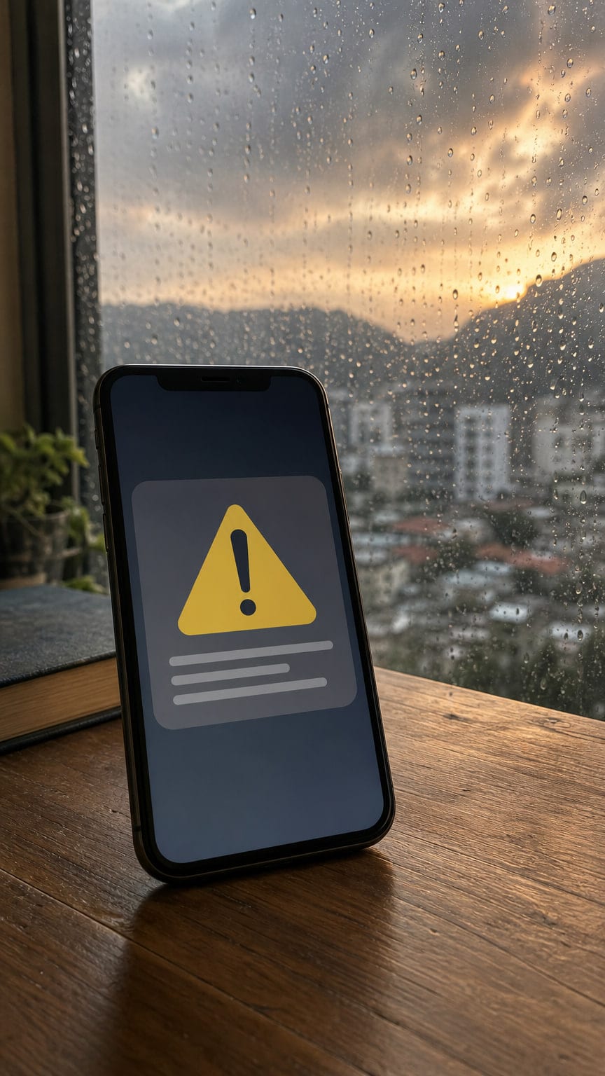 Foto da matéria: Alerta da Defesa Civil no celular: como funciona no Rio